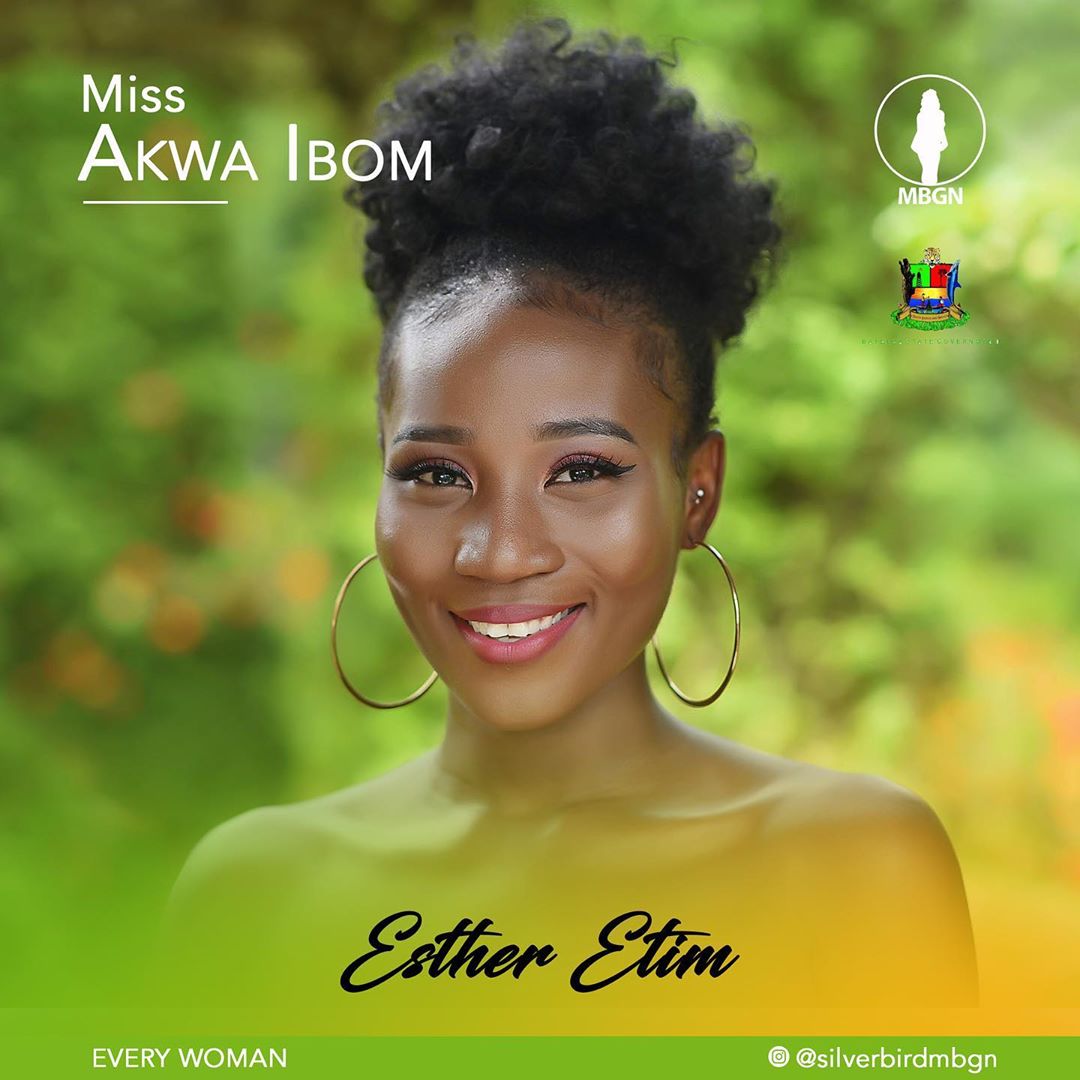 Miss Akwa Ibom MBGN 2019 Esther Etim