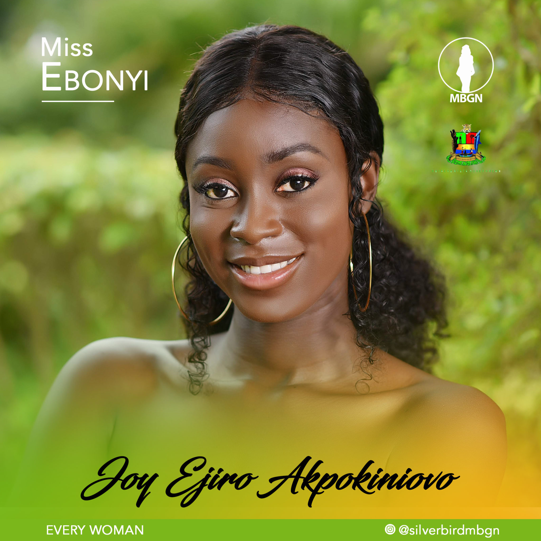 Miss Ebonyi MBGN 2019 Joy Ejiro Akpokiniovo