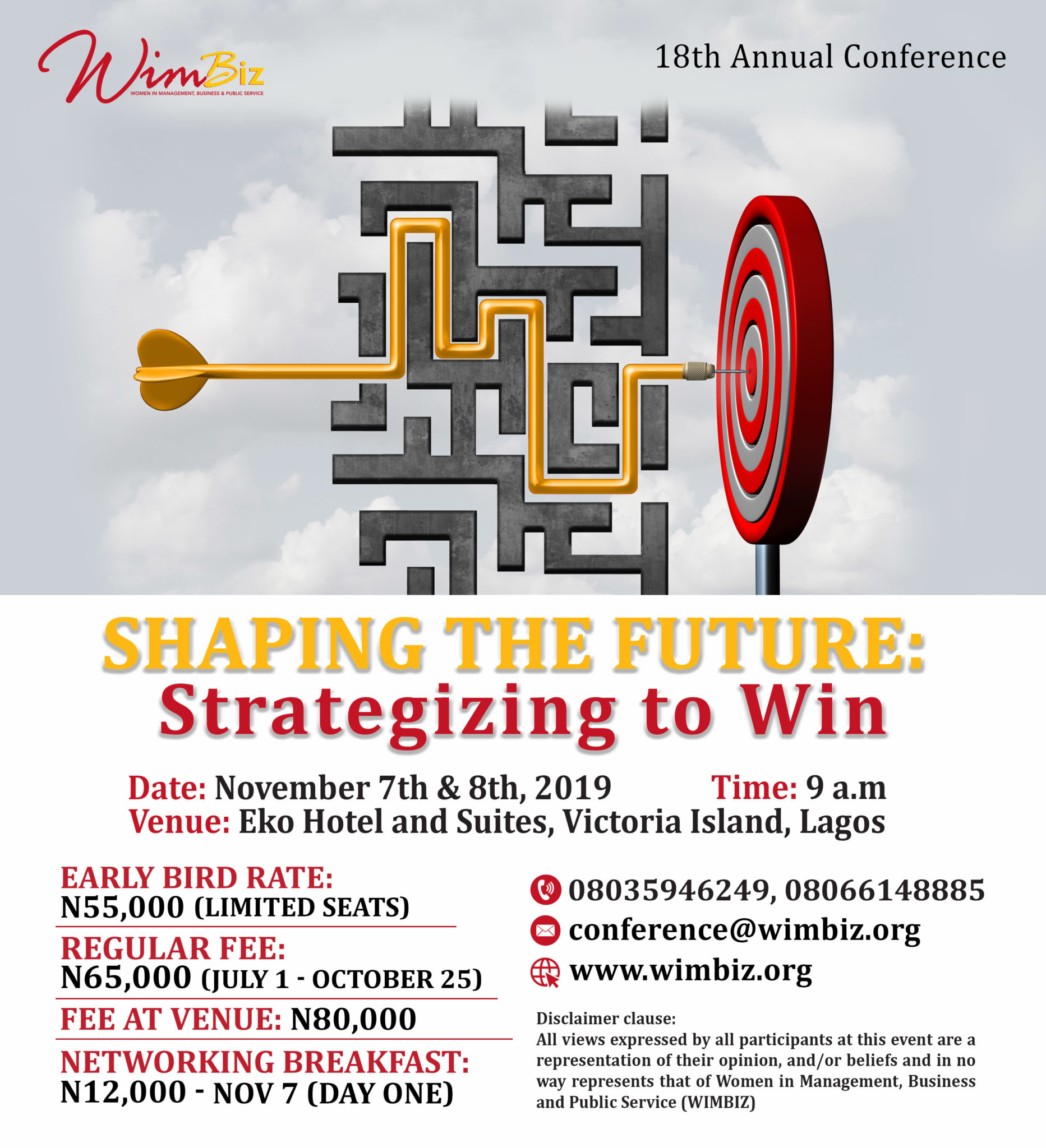 Learn How You can Strategize to Win at The 18th WIMBIZ Annual Conference | November 7th & 8th