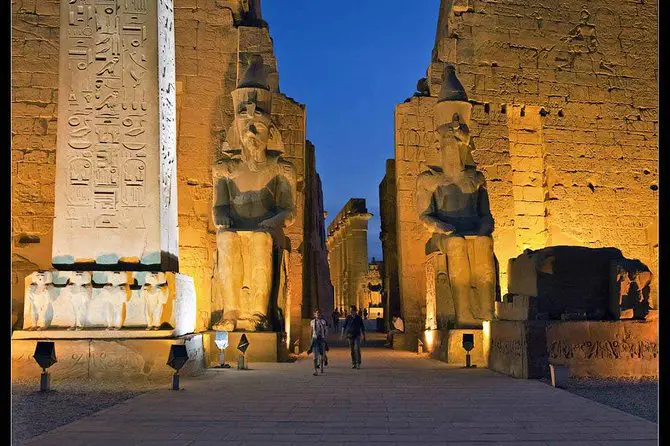 ancient african ruins luxor temple