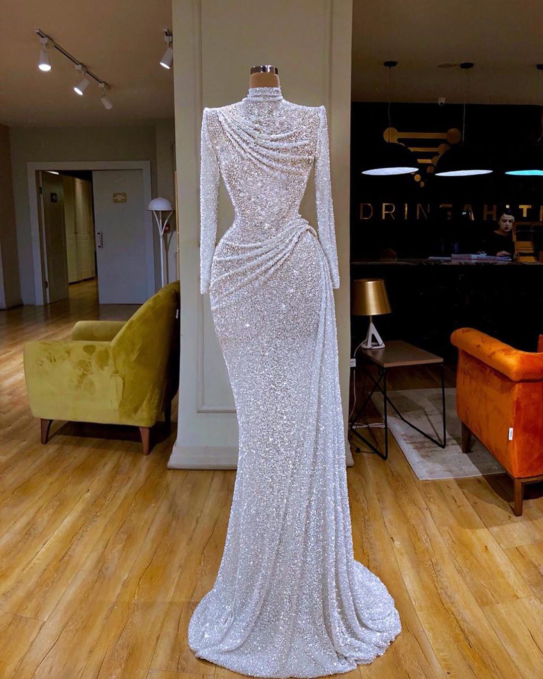 valdrin sahiti wedding dress