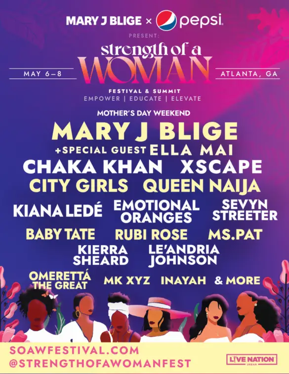 Mary J. Blige Announces “Strength of a Woman” Festival and Summit